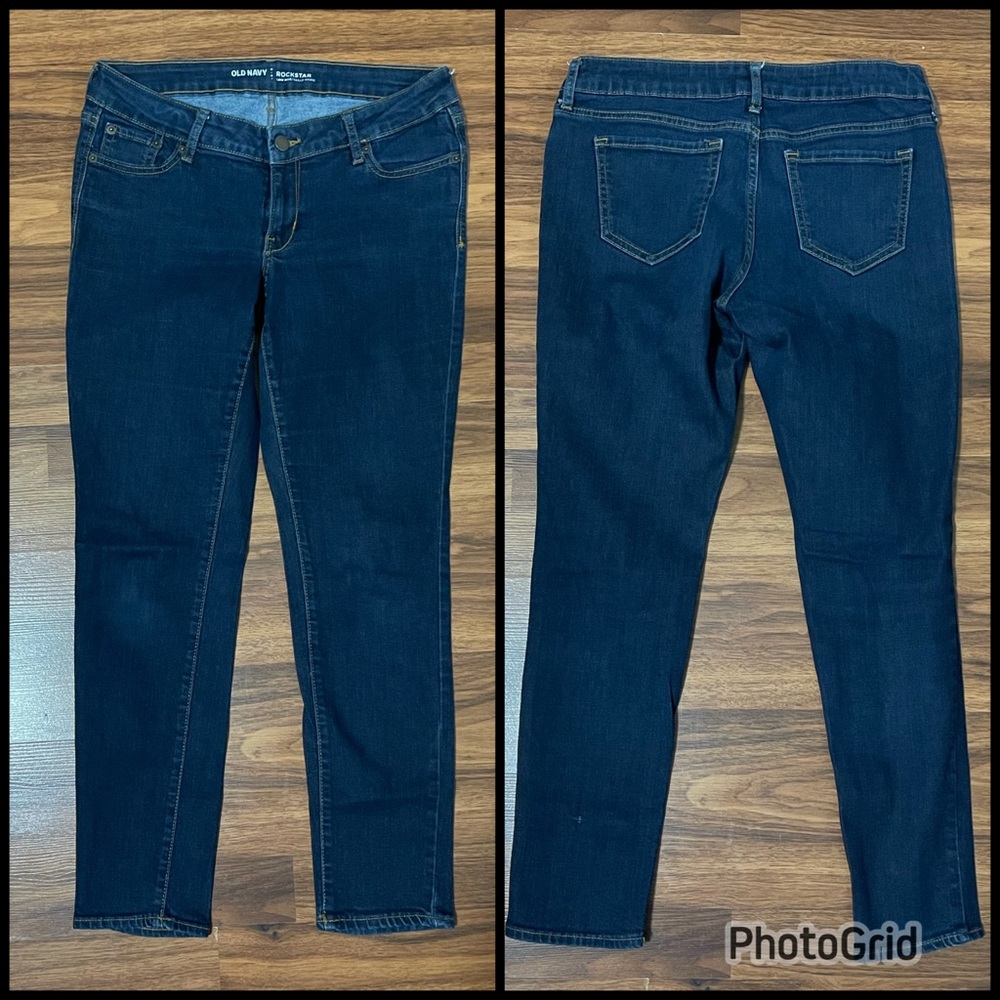 Old Navy Women's Dark Indigo Skinny Jeans